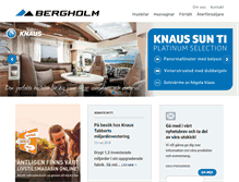 Tablet Screenshot of bergholm.com